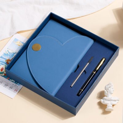 Heart Shaped Diary for Women PU Leather Kids Journal for Travel Cute Diary for Gifts Notebook