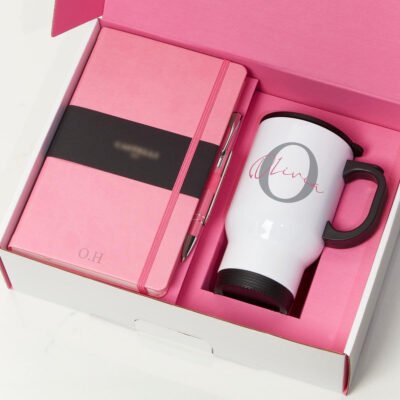 Custom Custom Printing A5 A6 Notebook, Pen & Travel Mug Gift Set Company Prizes Father's Day Gift Box